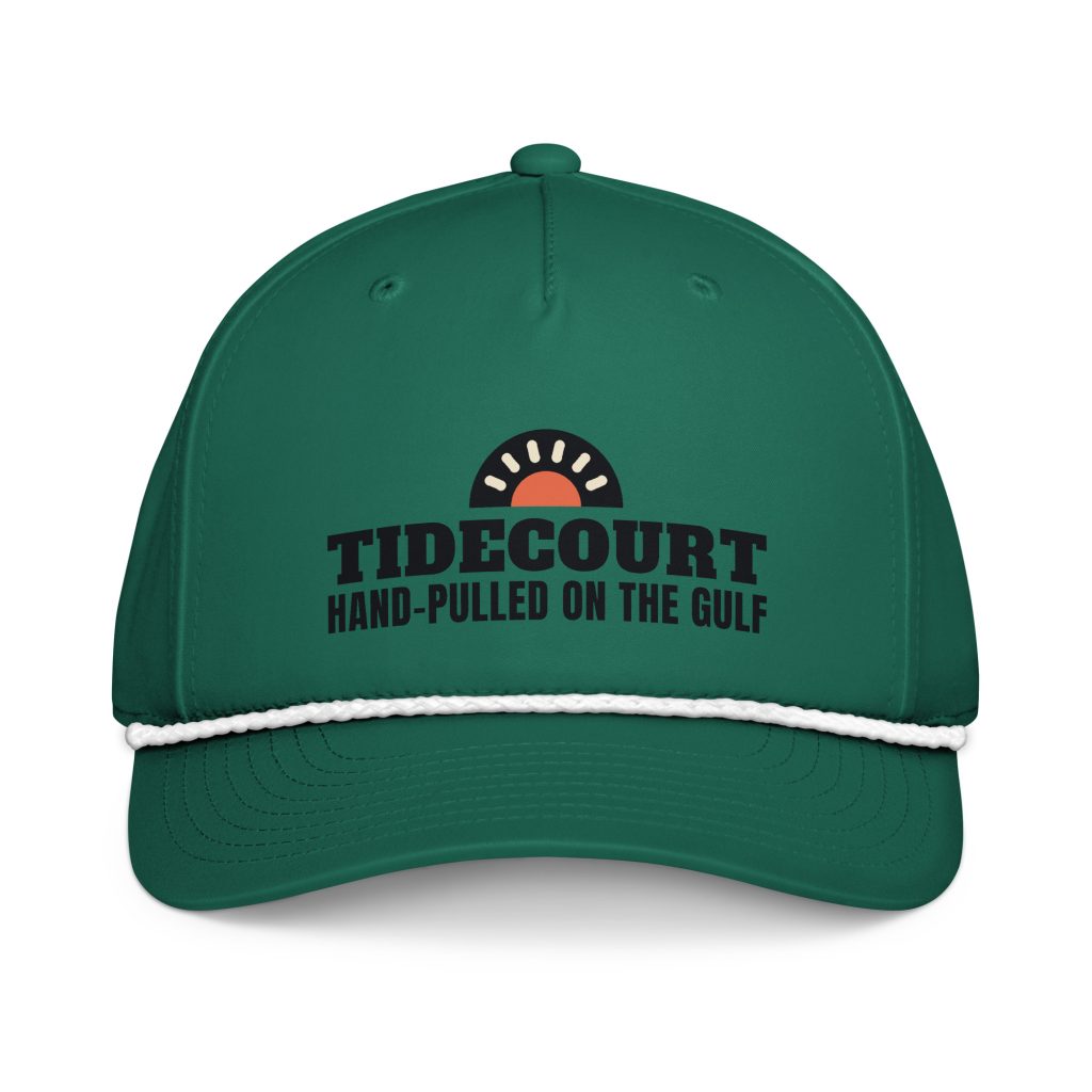 Tidecourt Hat #3 - Linocut Coast
